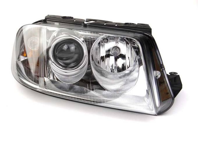 VW Headlight Assembly - Passenger Side (Halogen) 3B0941016AQ - Hella 008350061